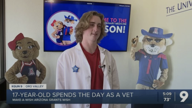 Make-A-Wish Arizona grants wish for teen to spend day as a vet