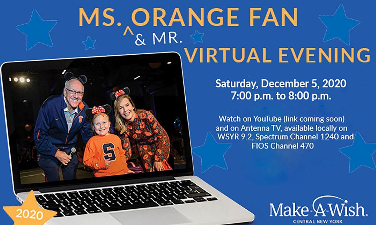 Ms. & Mr. Orange Fan: A Virtual Evening - Make-A-Wish® Central New York