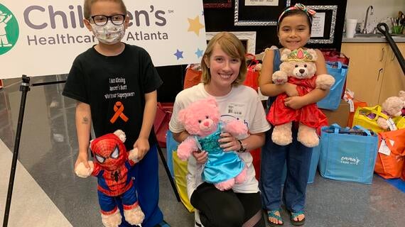 Emma, I wish to give Emma's Care Kits to kids in the hospital, at hospital